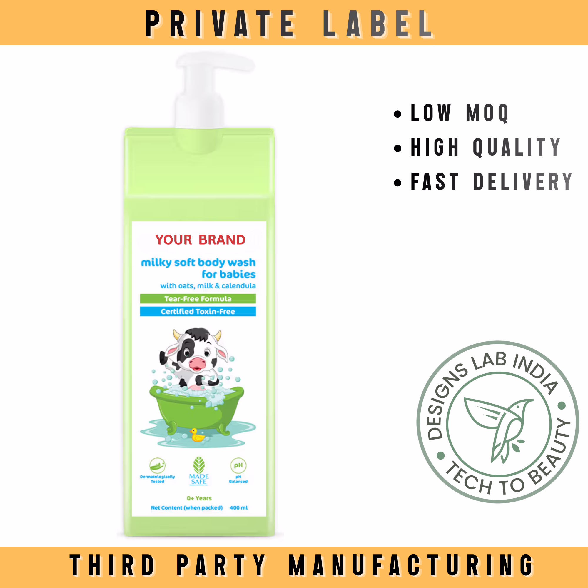 Milk & Oats Baby Wash